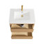 Ensemble de meuble-lavabo mural simple 29,9 "Vali-1240712478-1240712479-1249421515
