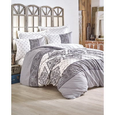 Ensemble de housse de couette 100% coton Guarino