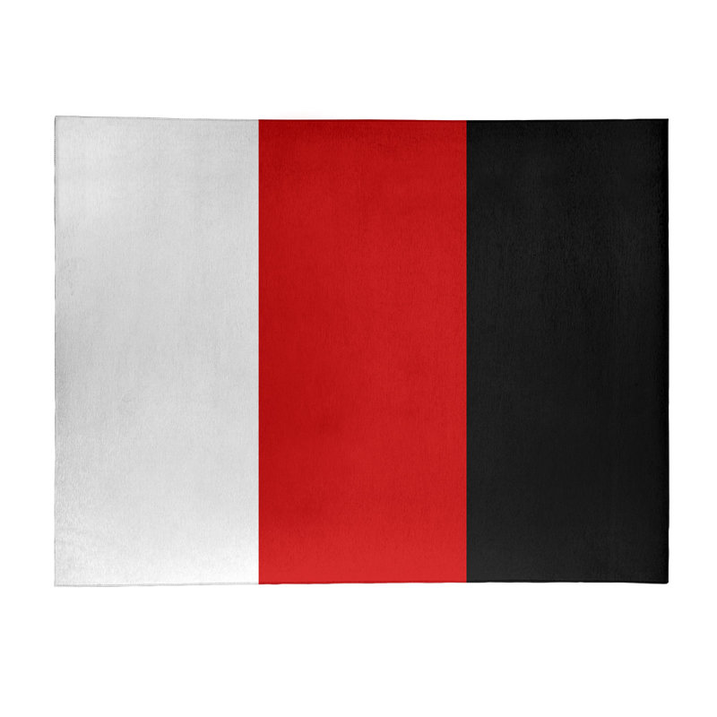 Tapis de zone rouge/noir, Rectangle 9 pi x 12 pi