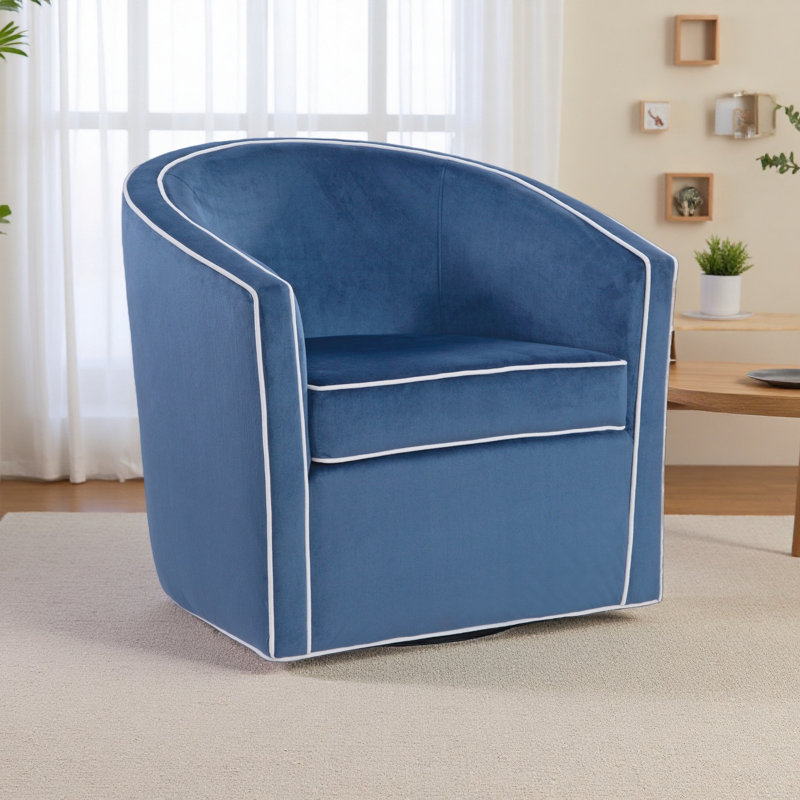 Chaise pivotante, Bleu