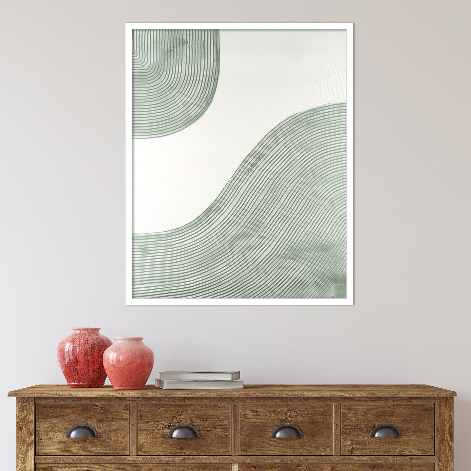 Get Going I Print by Vanna Lam, White, 33" H x 27" W x 1" D