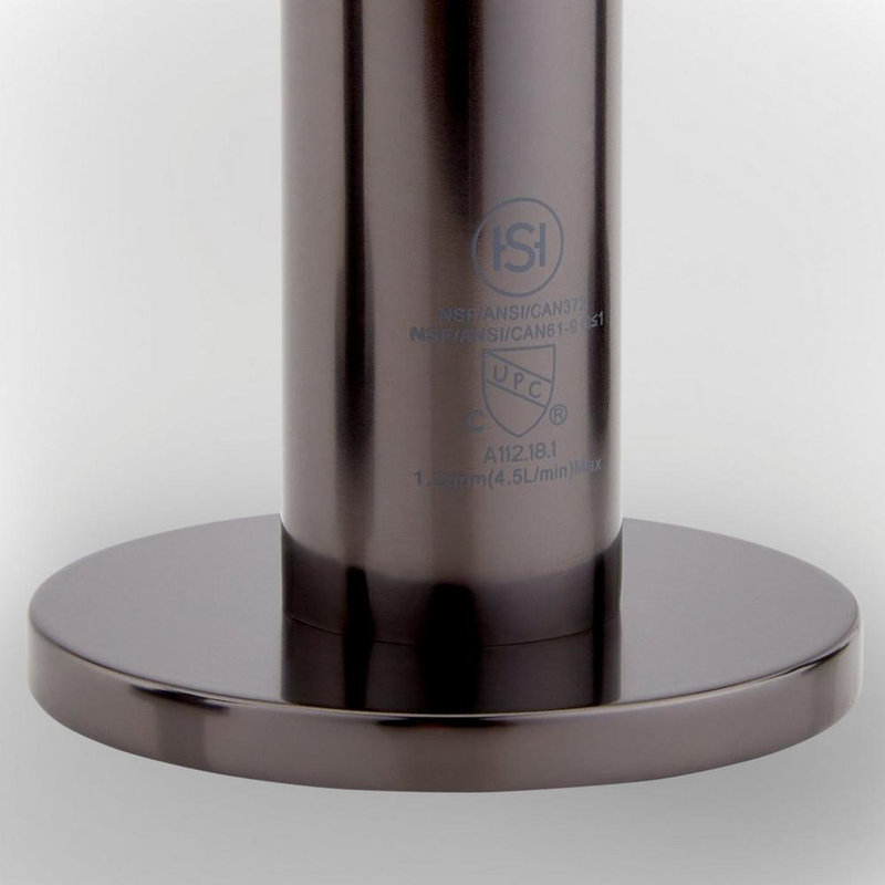 Vassor 1.2 GPM Widespread Bathroom Faucet, Gunmetal