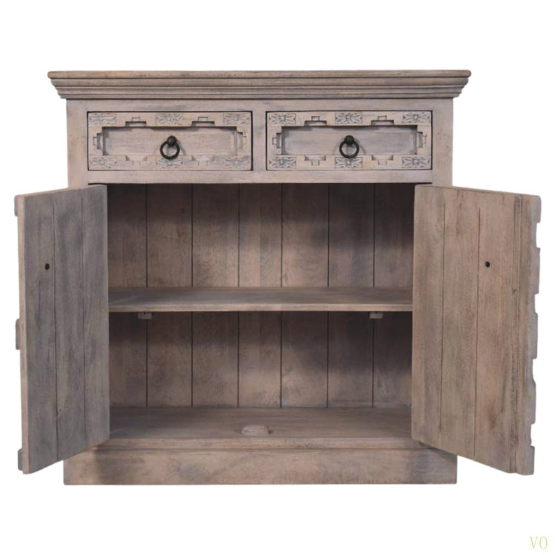 Solid Wood Jaipur Lattice Sideboard,Storage