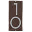 Plaque d’adresse murale sur 1 ligne flottante-41299948-41303796-41299779