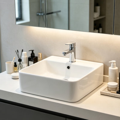 Metro Lane Ceramic Square Sink