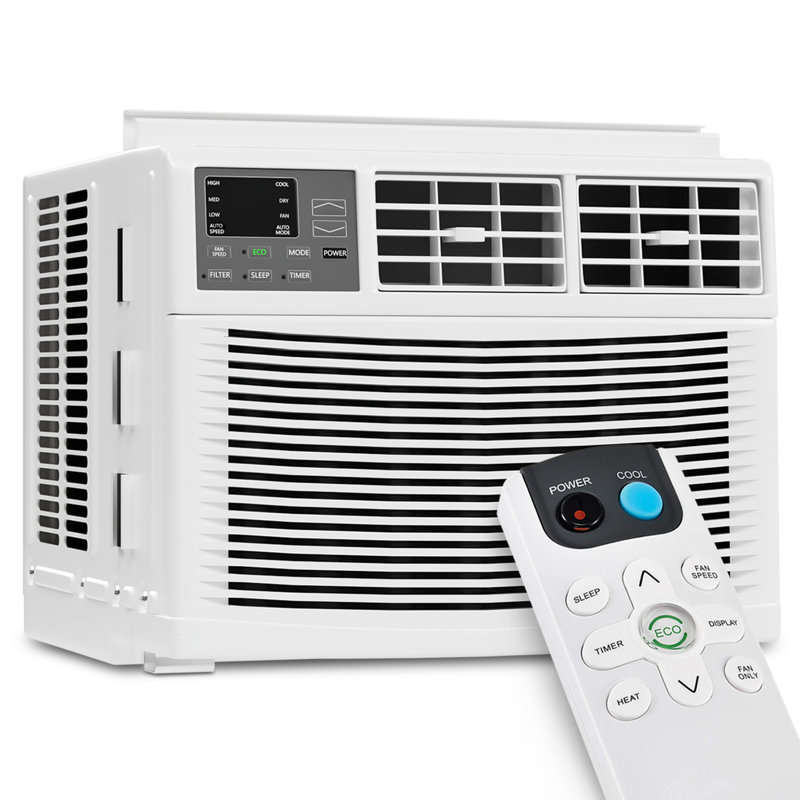 Magshion 8000 BTU White Window Air Conditioner with Remote