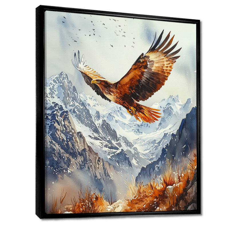 Hattiesburg - Animals Wall Art Living Room, Noir, Impression encadrée flottante, H 20 po x l 12 po