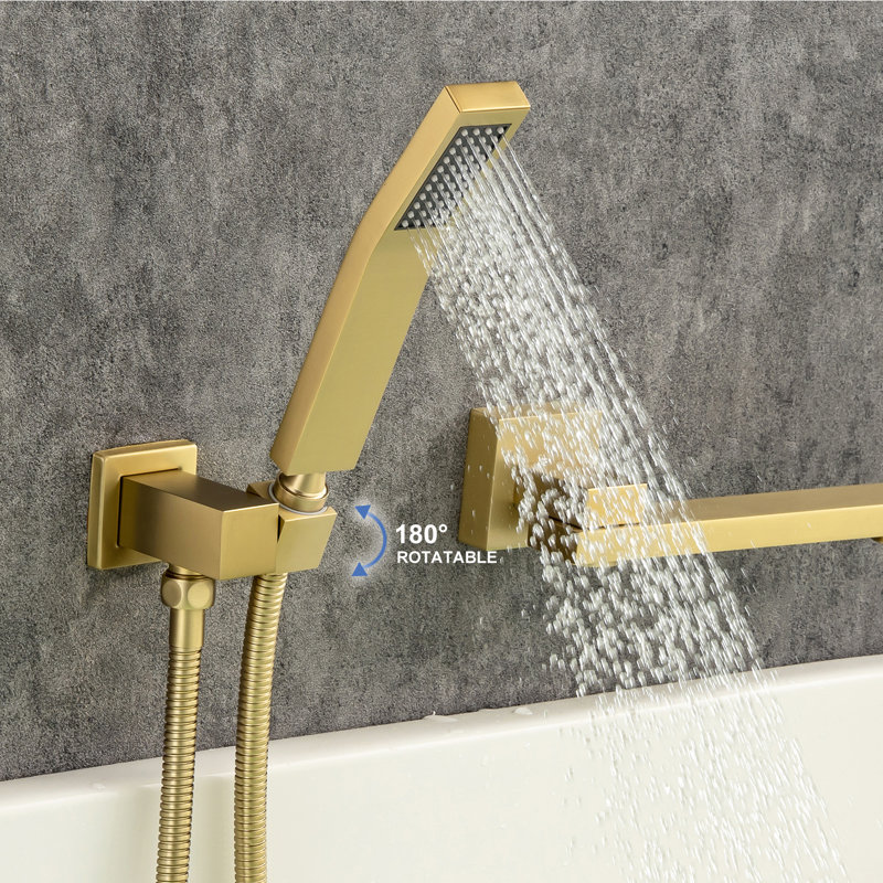 All-In-One Kit with Rough in-Valve, Brushed Golden
