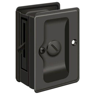 Serrure de poche Deltana SDLA325U10B HD, réglable, intimité 3-1 / 4 "x 2-1 / 4" en bronze huilé