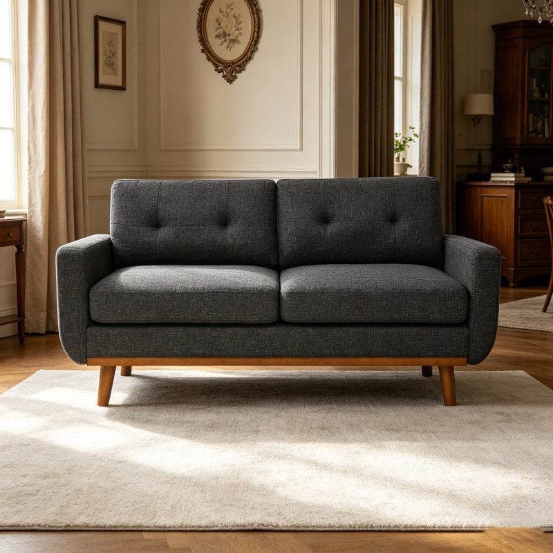 Canapé 67,7 po Mid-Century, Gray