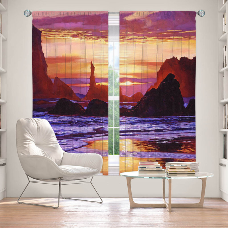 Rideau simple obscurcissant avec passe-tringle Delaughter, L 40 po x L 82 po