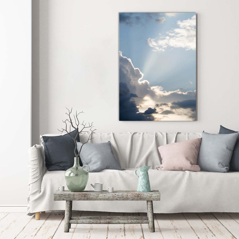 Clouds In The Sky - Wrapped Canvas Print