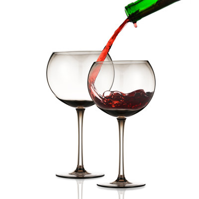 Andrejka 18.7 oz. Handmade Red Wine Glass Set