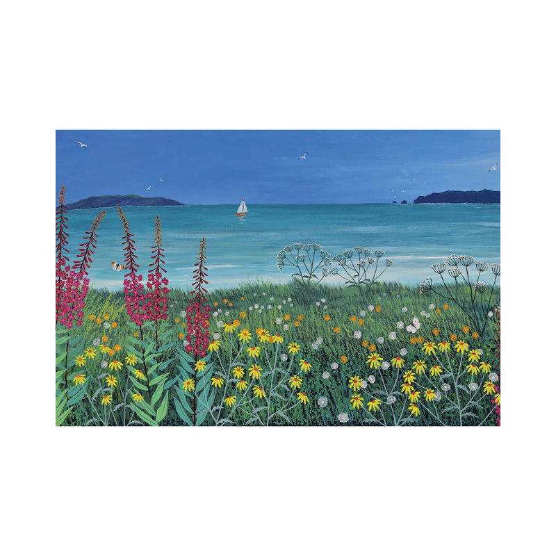 Ocean Solace by Jo Grundy - Wrapped Canvas Print, 30.48 cm H x 45.72 cm W