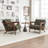 Bula Solid Wood Upholstered Armchair-1918557562