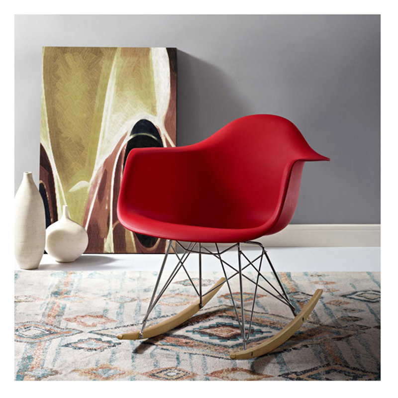 Chaises berçantes, Rouge