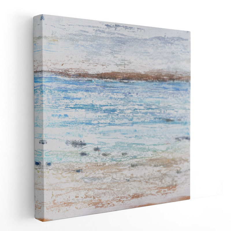 «Coastal Seascape II», reproduction d'art sur toile, H 12 po x l 12 po