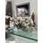 Stylish Glass Planter With White Magnolias