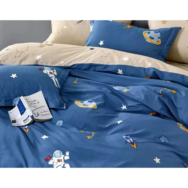 Literie , Édredon pour grand lit + 2 taies décoratives sta