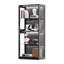Glass Display Cabinet With Led Lighting-234042837