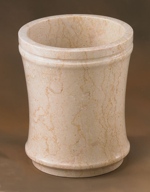Stone Open Waste Basket - 0.5 Gallons