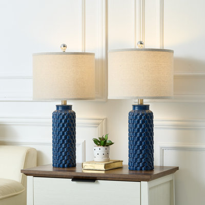 21" H Dimmable Ceramic Table Lamps