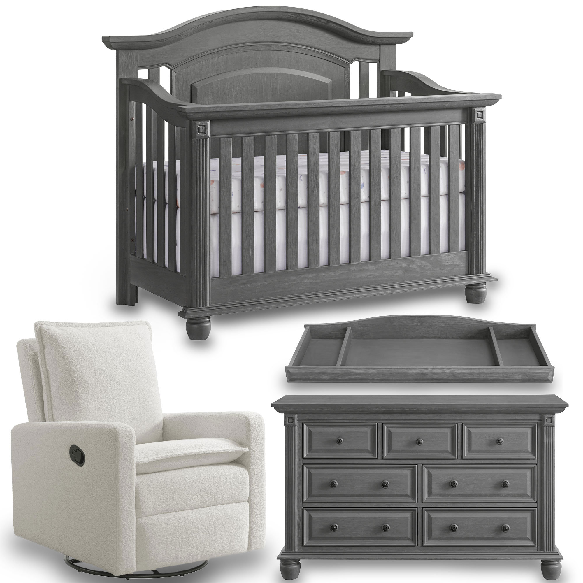 OxfordBaby Oxford Baby London Lane Piece Nursery Set Includes