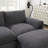 96.5'' Chenille Sectional Sofa with Storage Ottoman and Pockets,Adjustable Phone Holder,Wide Seat,4 Seat L Shaped Couch Set,Comfy Sofa with USB Charger for Living Room,Apartment-1723578904