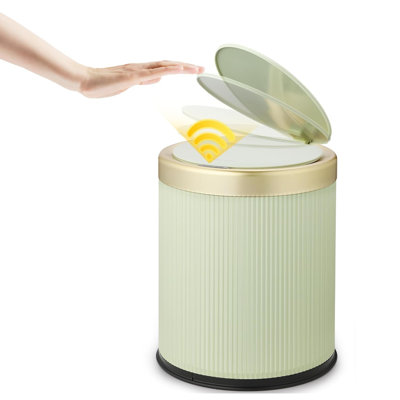  3.7 gallon motion sensor trash can with lid