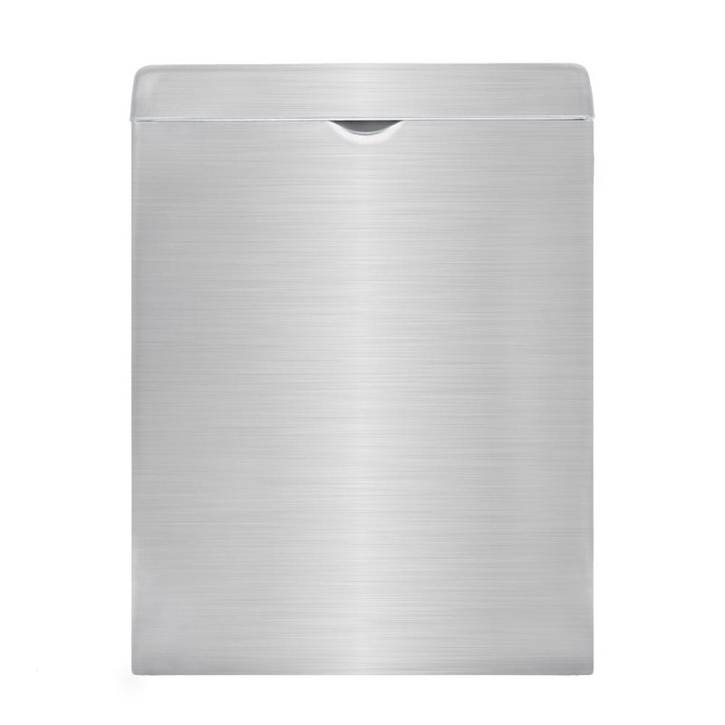 Stainless Steel Wall-Mounted Sanitary Napkin Receptacle, Silver