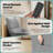 Electric Recliner Chair with Massage & Heat, Adjustable Recliner Sofa with Remote Control for Living Room/Office, Grey