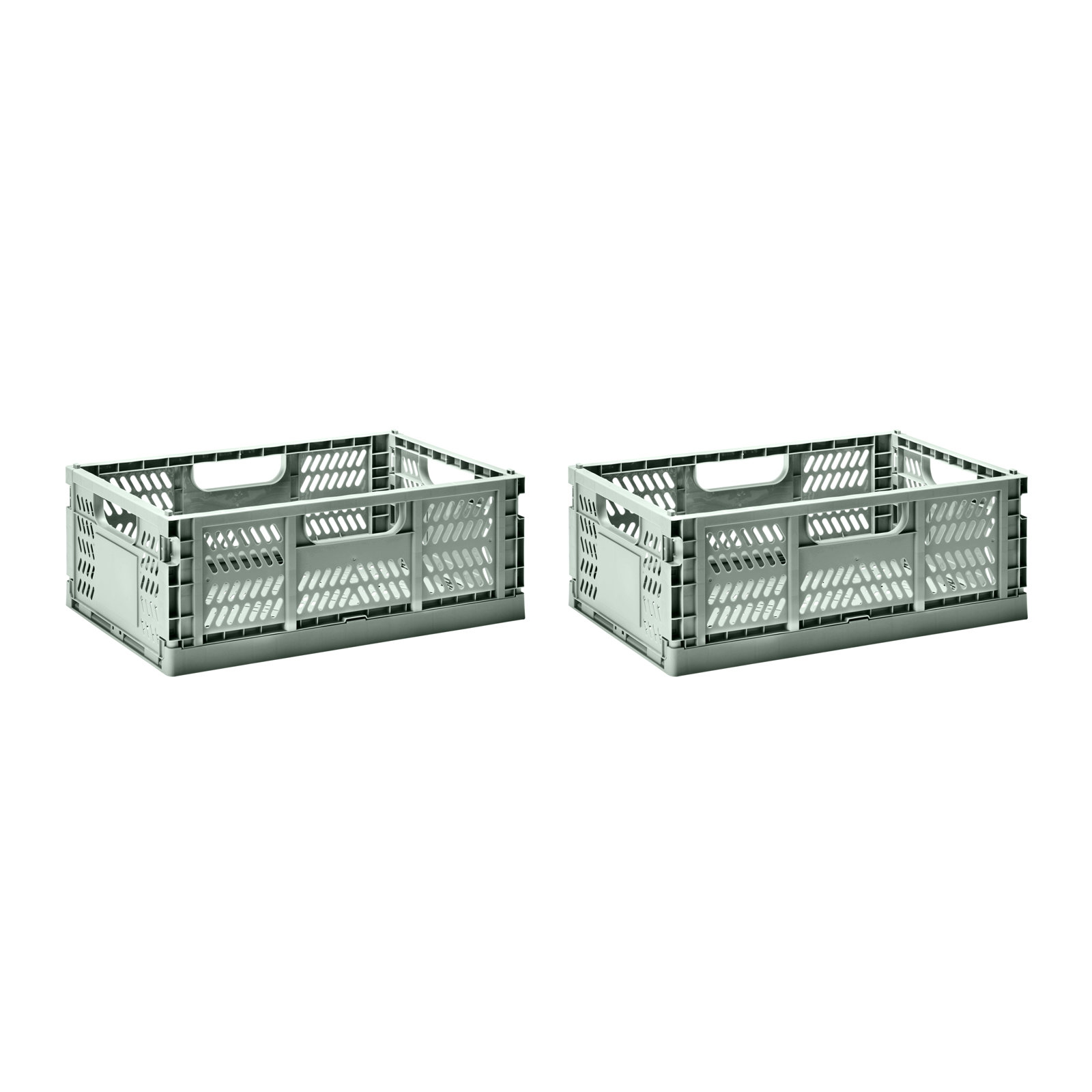 Storage Tub & Tote - Set of 2, Green
