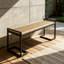 BANC EN BOIS ET MÉTAL-129028200