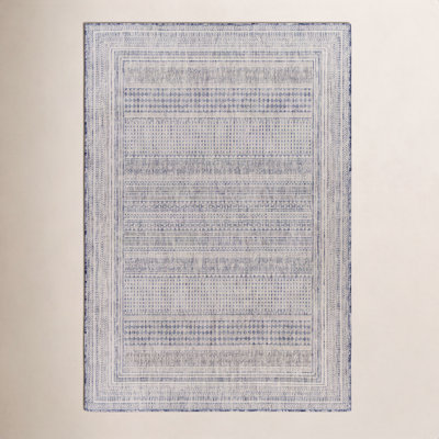 Ilenne Geometric Blue Rug