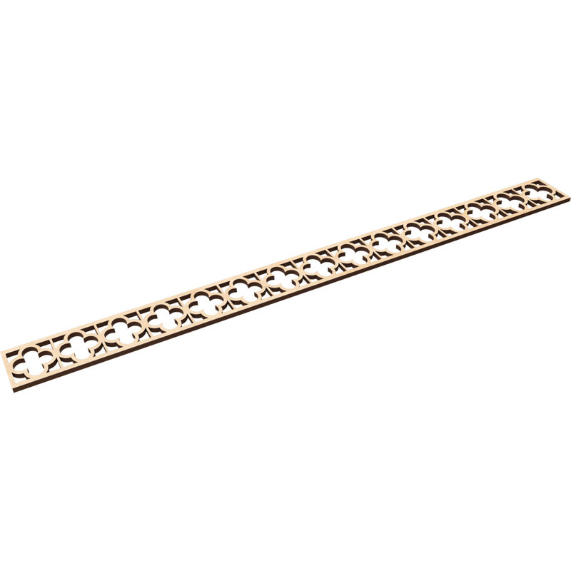 Moulure à panneau Woodall, H 4 po x l 46,375 po x P 0,375 po, Bouleau
