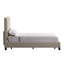 Lit tapissier capitonné standard à profil bas Kaster-517925154-517925156