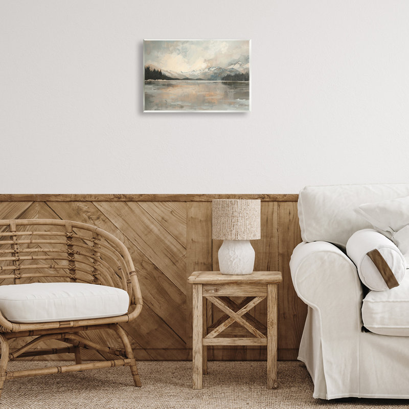 «Frozen Lake Landscape» par LSR Design Studio, H 10 po x l 15 po