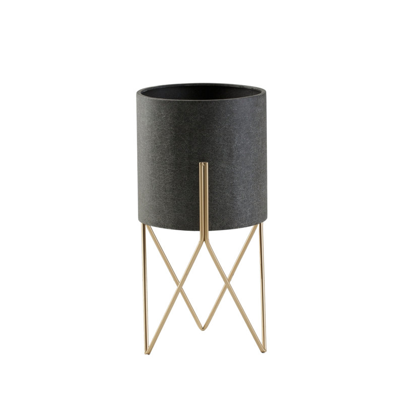 Veradzin Metal Pot Planter, 61cm H x 31cm W x 31cm D