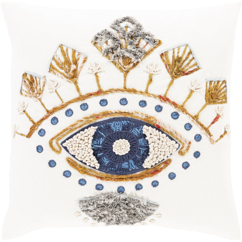 Petronia Cotton 0.2'' Throw Pillow Cover