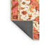 Tapis brun en laine / polyester tissé à la machine 7 pi x 10 pi Floral Floral