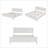 Bed Frame Platform with Headboard-893500053-893500048