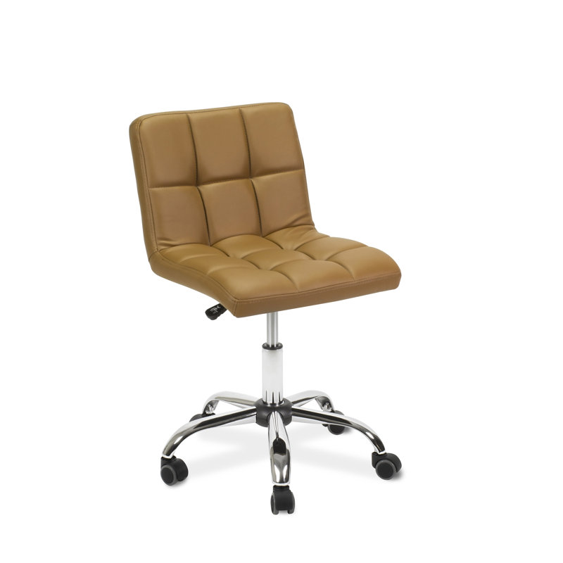Chaise de travail réglable en hauteur Estephanie, Cappuccino