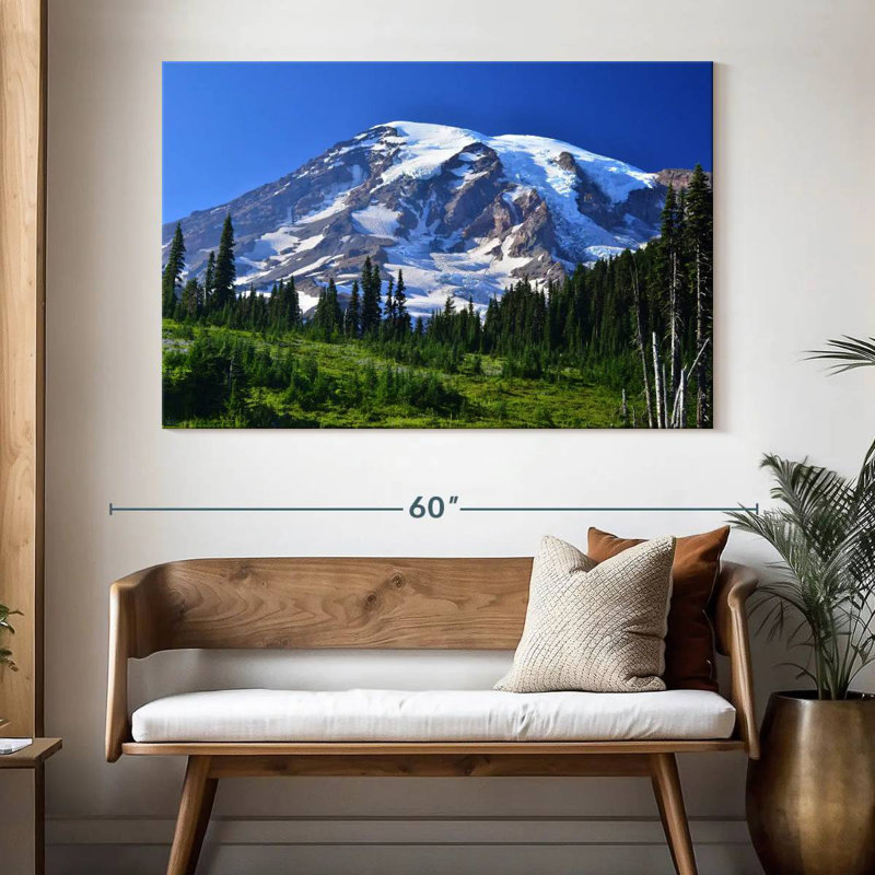Alvord Mount Rainier Summertime, 34" H x 51" W