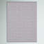 Tapis rayé fabriqué à la main Cleodora en ivoire / gris-1950742196