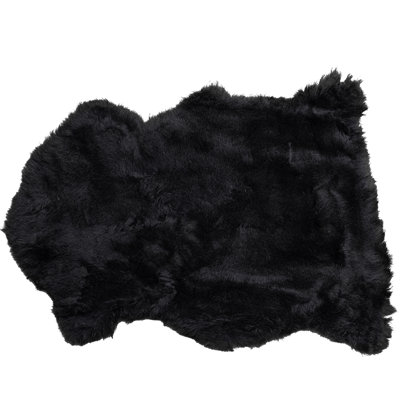 Heidi Sheepskin Black Rug