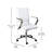 Mid-Back Designer Upholstered Swivel Executive Office Chair with Armrests-1860959584-1860959596