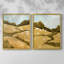 Reproduction encadrée Scattered Sheep I-Premium - prêt à être accroché - aucun clou requis - aucun clou requis-370304260-370304262