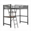 Lit en bois et panneau de fibres à densité moyenne avec bureau et tablette Loft-106847896-106847894