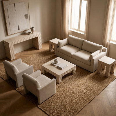 Cavett 4 Piece Occasional Set (cocktail Table, Console Table, 2 End Tables)