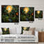 Décoration murale acrylique vert, jaune et urbain I - Collages abstraits-744832133